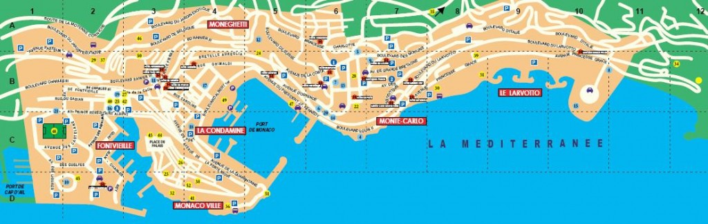 Plan de Monaco