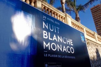 Affiche pour la Nuit Blanche de Monaco - 29 avril 2016